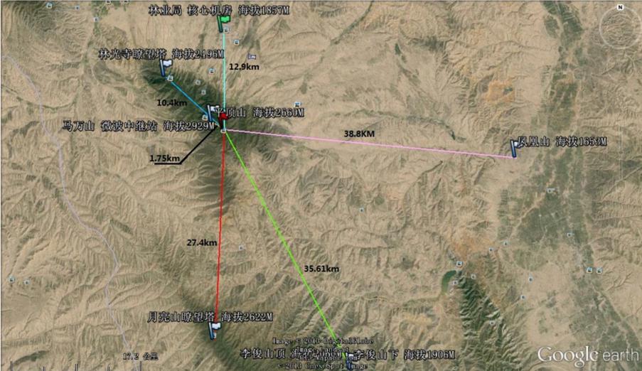 宁夏回族自治区无线传输点位图 宁夏回族自治区无线传输点位图