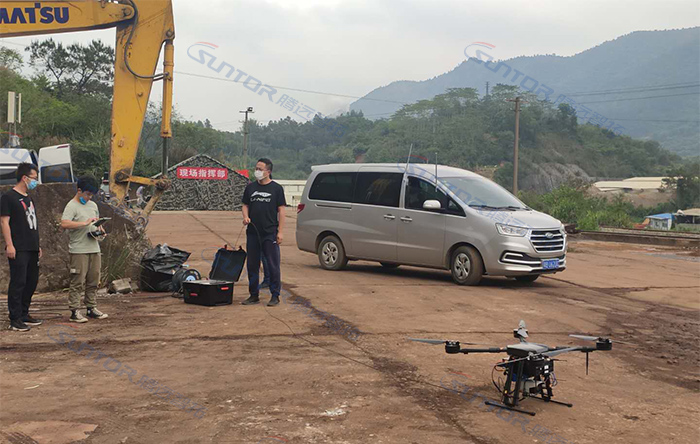 应急通信设备测试现场