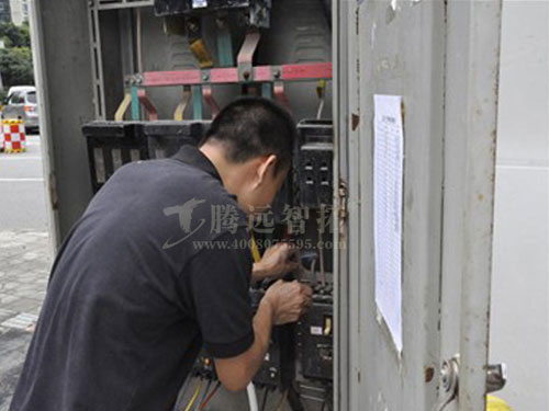 深圳广电大厦的建筑工地无线传输工程