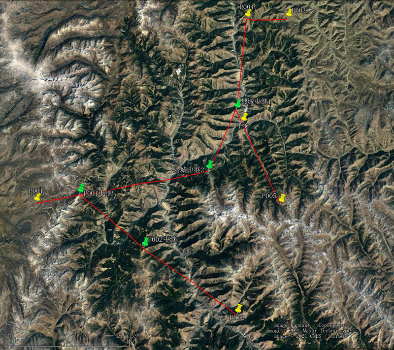 防火预警无线通信传输项目传输拓扑图 防火预警无线通信传输项目传输拓扑图