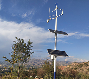 青海省海东市乐都区森林防火远程视频监控应用